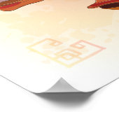 Waterverf jaar van de schapen- en geitenstapel, Sa Poster (Hoek)