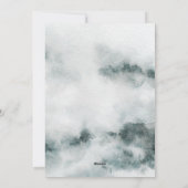 Waterverf jaar van de tijger | Chinees nieuwjaar Feestdagenkaart (Achterkant)