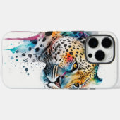Waterverf Jaguar Case-Mate iPhone Case (Achterkant (horizontaal))