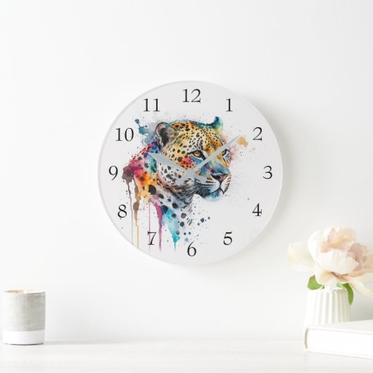 Waterverf Jaguar Grote Klok (Huis)
