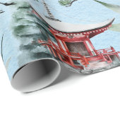 Waterverf Japans herons Cadeaupapier (Rol Hoek)