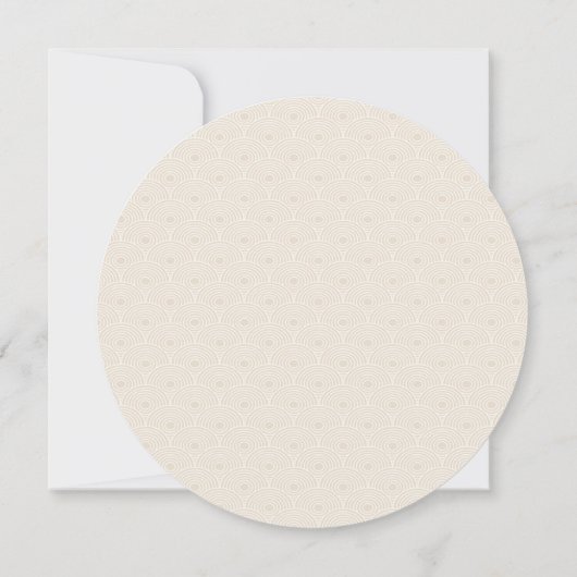 waterverf Japanse koivistrouwuitnodiging Kaart (Achterkant)