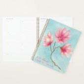 Waterverf japanse magnolia planner (Display)