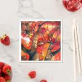 Waterverf Japanse mazelboomkunst Servet (Insitu)