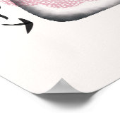 Waterverf Japanse Temple Sakura Blossom Poster (Hoek)