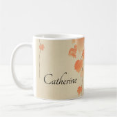 Waterverf  Japanse vogelafdrukken Koffiemok (Links)