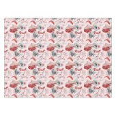 Waterverf Japanse vrouw Pagoda Lotus Koi Fish Tafelkleed (Voorkant (Horizontaal))