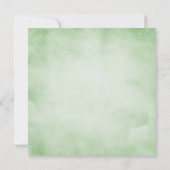 Waterverf Jasmine en Vrijgezellenfeest Greenery Kaart (Achterkant)