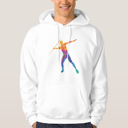Waterverf Javelin Sports Hoodie (Voorkant)