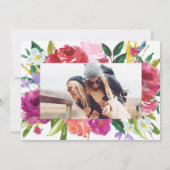 Waterverf Je wordt mijn aanvraag voor een briefpos Kaart (Achterkant)