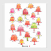 Waterverf Jellies Food Art Sticker (Vel)