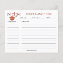 Waterverf  Jelly Mold Recipe Kaart