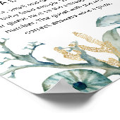 Waterverf Jellyfish Baby Food Challenge Sign Poster (Hoek)