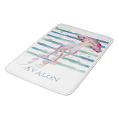 Waterverf JELLYFISH Beach Coastal AVALON Badmat (Gekanteld)
