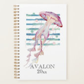 Waterverf JELLYFISH Beach Coastal beschikbaar voor Planner (Voorkant)