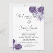 Waterverf Jellyfish Splash Art Aquatic Wedding Kaart (Voorkant)