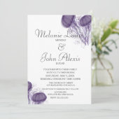 Waterverf Jellyfish Splash Art Aquatic Wedding Kaart (Staand voorkant)