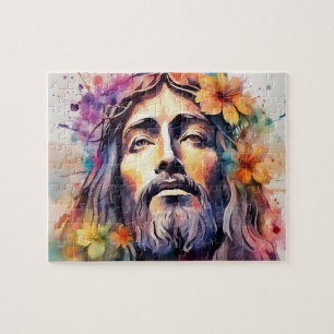 Waterverf Jesus Legpuzzel