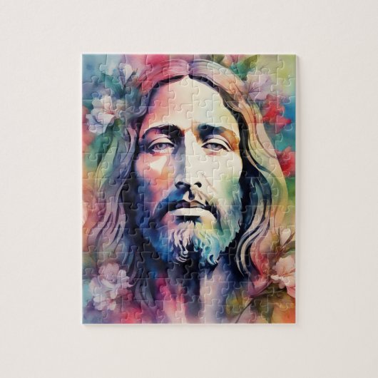 Waterverf Jesus Legpuzzel (Verticaal)