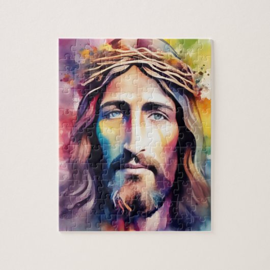 Waterverf Jesus Legpuzzel (Verticaal)