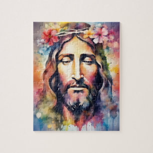 Waterverf Jesus Legpuzzel