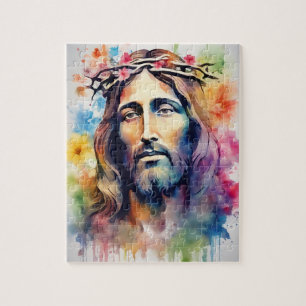 Waterverf Jesus Legpuzzel