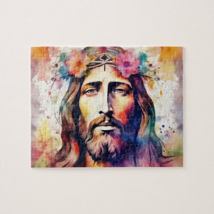 Waterverf Jesus Legpuzzel