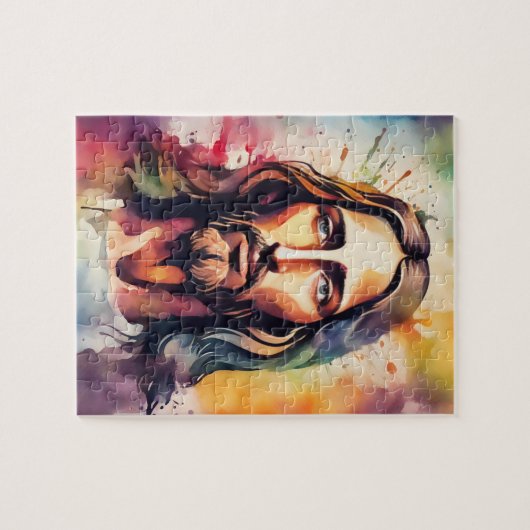 Waterverf Jesus Legpuzzel (Horizontaal)