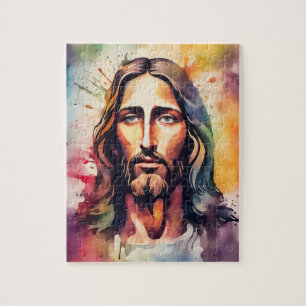 Waterverf Jesus Legpuzzel