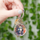 Waterverf Jezus Sleutelhanger (Hand)