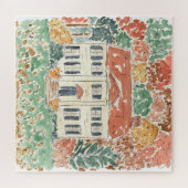 Waterverf Jigzaag Puzzle in New England Legpuzzel (Horizontaal)