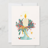 Waterverf jingle bells kerst baby shower kaart (Achterkant)