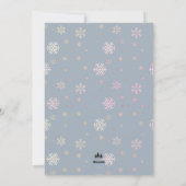 Waterverf Jingle Bells Swag met Bow & Holly Feestdagenkaart (Achterkant)