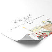 Waterverf Johannes 1:9 Kerst Bijbelvers Poster (Hoek)