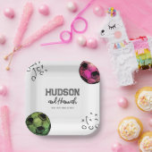 Waterverf Joint Soccer Party Borden Papieren Bordje (Feest)