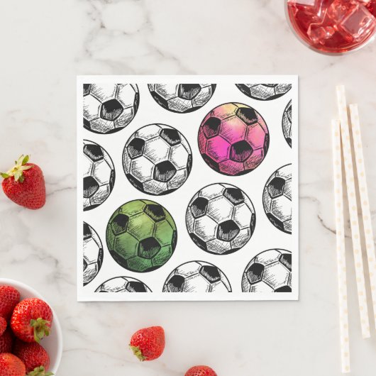 Waterverf Joint Soccer Party Servetten (Insitu)