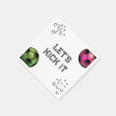 Waterverf Joint Soccer Party Servetten (Hoek)