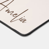 Waterverf jonge vrouw in Daisy Meadow Bureaumat (Hoek)