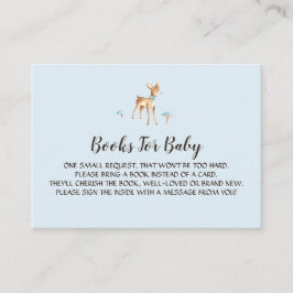 Waterverf Jongen Herten met Paddenstoelen Boekaanv Informatiekaartje