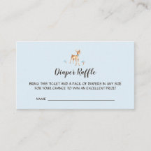 Waterverf Jongen Hertenluier Raffle Enclosure Kaar