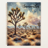 WATERVERF JOSHUA TREE NATIONAL PARK BIJ NACHT PLANNER (Voorkant)