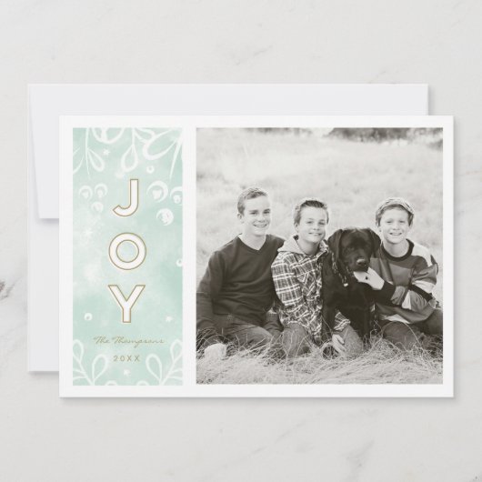 Waterverf Joy Kaart (Voorkant)