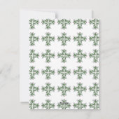 Waterverf Joy Wreath Christmas Kaart (Achterkant)