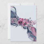 Waterverf Julia Floral Save the Date (Achterkant)