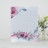 Waterverf Julia Floral Writing Paper (Staand voorkant)