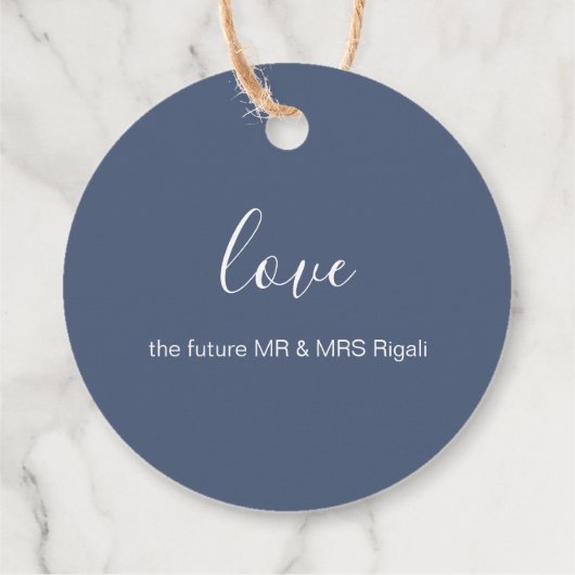 Waterverf Jupiter - vuurtoren Bedankjes Labels (Achterkant)