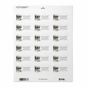 Waterverf Kaaphuis - Nieuw adres Etiket (Full Sheet)