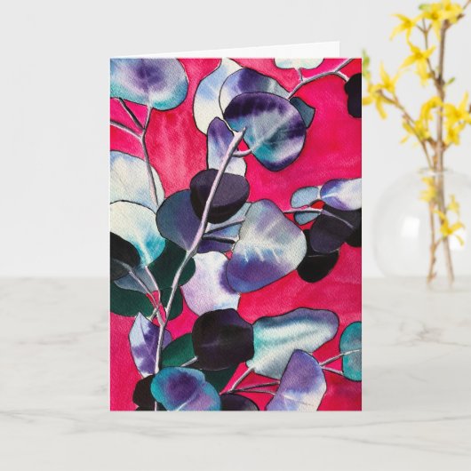 Waterverf Kaart (Gele Bloem)