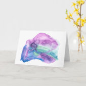 Waterverf Kaart (Gele Bloem)