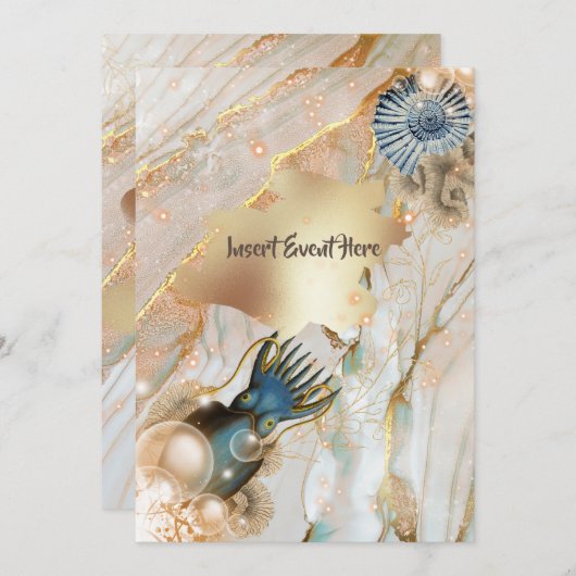 Waterverf Kaart (Voorkant / Achterkant)